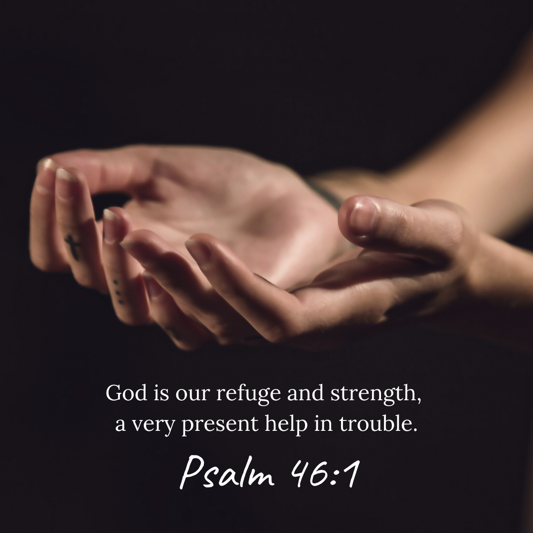 god refuge strength Psalm 46-1